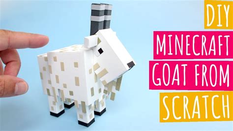 Diy Minecraft Goat From Scratch Minecraft Papercraft Goat Paper