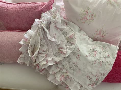 Rachel Ashwell Shabby Chic Couture King Duvet Vintage Roseblossom