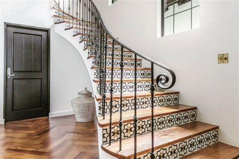 Add A Gorgeous Touch To Your Staircase With Our Cement Tile Granada Tile