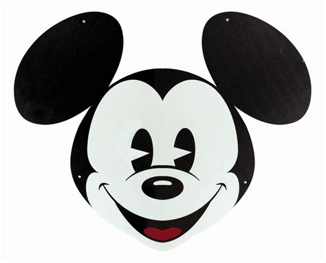 Pie Eyed Mickey Mouse Head Sign