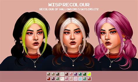 Sims 4 Two Tone Hair Color Cc All Free Fandomspot 2023