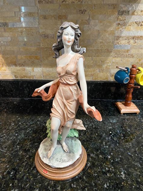 Vintage Italian Statue By A Belcari Vintage Italian Woman Statue