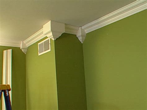 Ceiling trim makes ceilings better looking by creating a link between wall and ceiling. How To: Cutting and Hanging Decorative Molding | HGTV