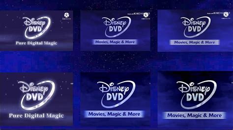 Disney Dvd 2001 2014 Logos Filmed Version And Including Movies Magic