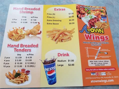 Online Menu Of A Town Wings Restaurant Huntsville Alabama Zmenu