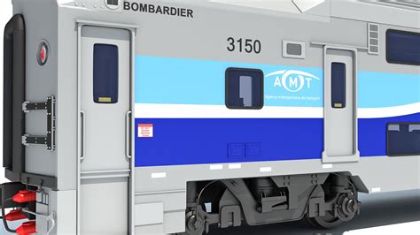 Exo Passenger Car Train 3d Model Turbosquid 1533430