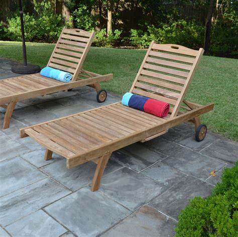 Teak Sun Lounger Backyard Furniture And Reclining Loungers With