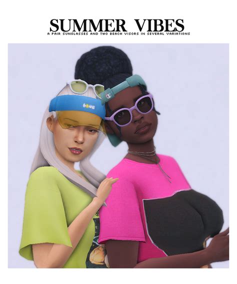 Summer Vibes Set By Nucrests Nucrests On Patreon In 2020 Sims 4
