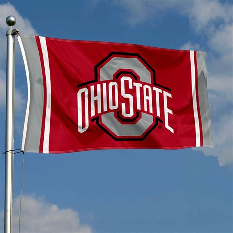 Ohio State Buckeyes Field Stripes Flag Large 3x5 848267054165 Ebay
