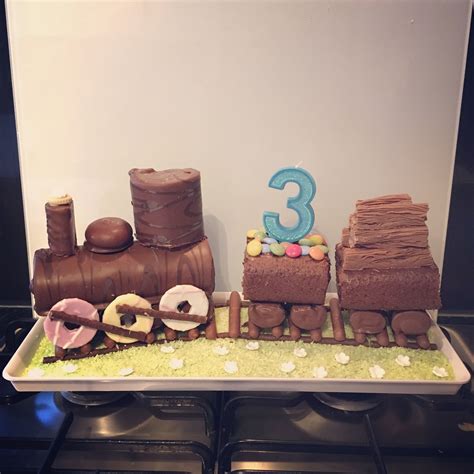 Swiss Roll Train Cake Train Birthday Cake Train Cake 4th Birthday Cakes