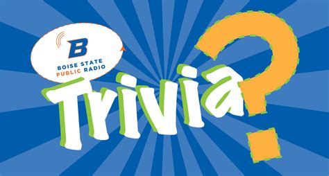 Join Us For A Public Radio Themed Trivia Night Boise State Public Radio