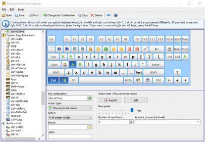 Hotkey Program Comfortable Keyboard Comfort Keys Pro