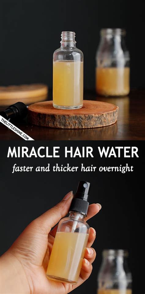 Miracle Hair Thickening Water Recipe The Little Shine
