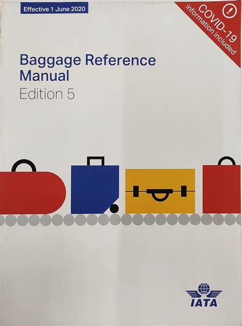 Iata Baggage Reference Manual 5th Edition Iata Books