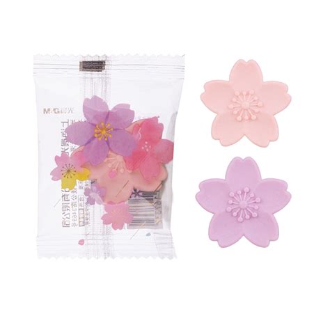 Mandg Flower Shape Eraser Random Color Shop Online Stationery