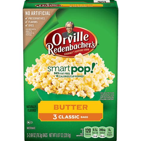 Orville Redenbachers Smartpop Popping Corn Gourmet Butter Classic