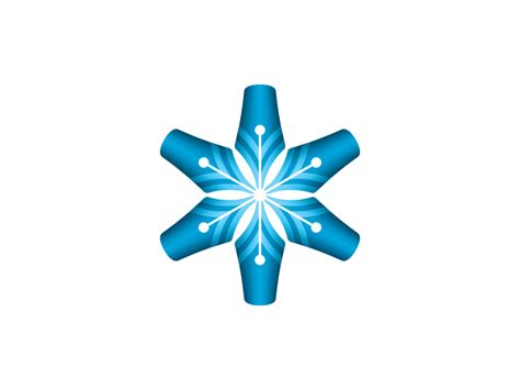 Snowflake Logo By Ortega Graphics On Dribbble