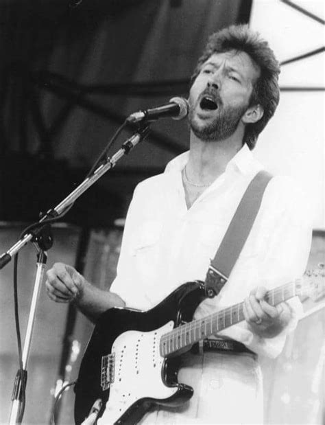Eric Clapton Performs At Live Aid 1985 Eric Clapton Eric Clapton