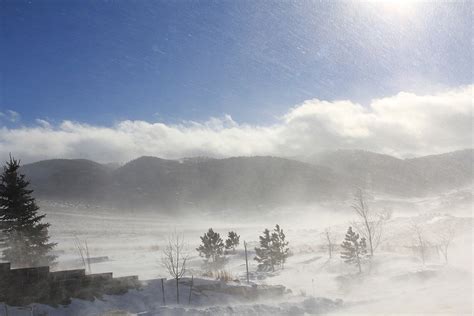 Strong Winds Blowing Snow In Se Wyoming Weather Forecast