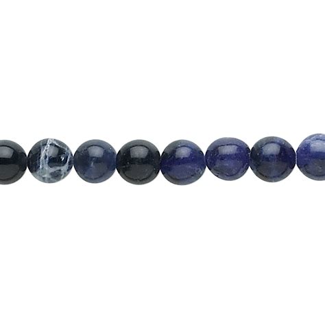 Bead Sodalite Natural 6mm Round B Grade Mohs Hardness 5 To 6