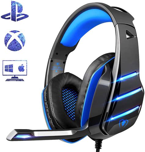 Ps4 Gaming Headset With Mic Beexcellent Newest Deep Bass Stereo Sound