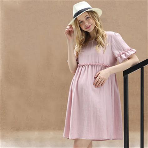 Women Dresses Summer Maternity Dress For Pregnant Women Clothes Elegant Loose Casual Sweet