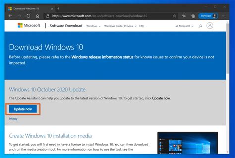 How To Install Windows 10 20h2 Update Manually