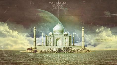 Taj Mahal Symbol Of Love Wallpaper Love Wallpaper Love Symbols