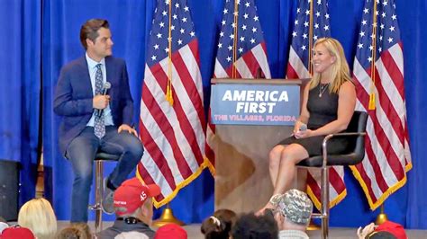 Congressional candidate christian conservative wife mother of three political. Matt Gaetz and Marjorie Taylor Greene's joint rally is not ...