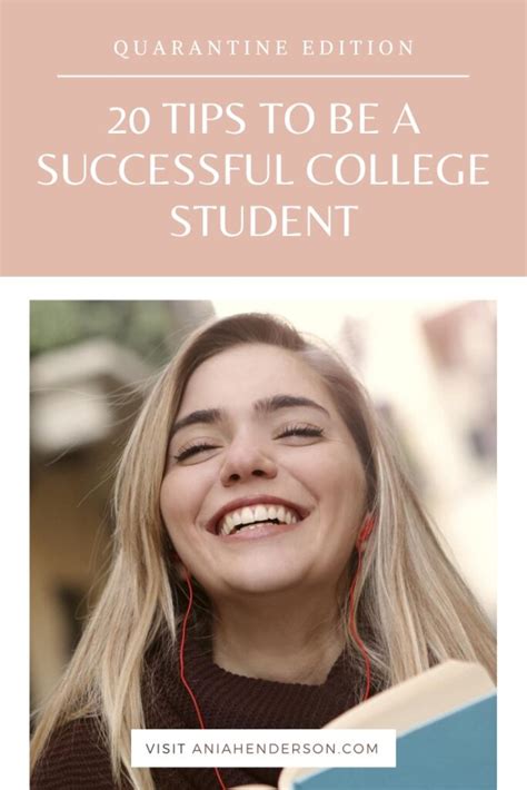 20 Tips To Be A Successful College Student Ania Henderson