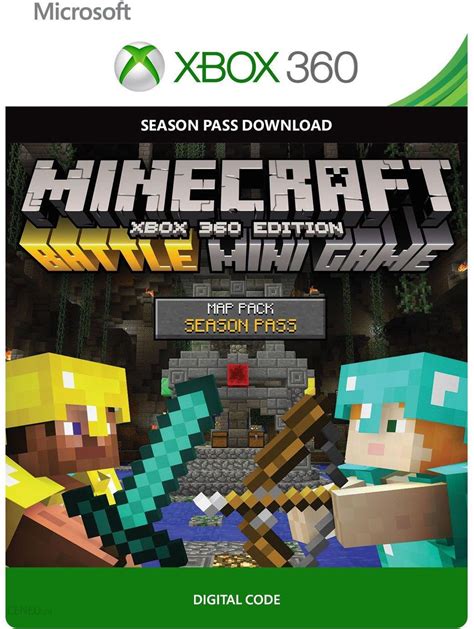 Minecraft Kod Aktywacyjny Gra Xbox 360 Zestaw Map Bitwy Ceneopl