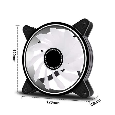 Buy Ezdiy Fab Moonlight Rgb Pwm Case Fan 120mm With Rgb Pwm Fan Hub5v