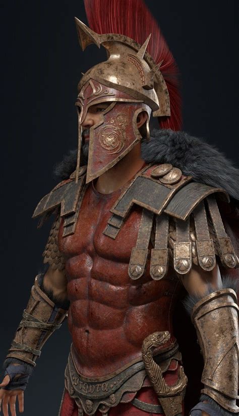 Artstation Spartan War Hero Assassin S Creed Odyssey Fanart Mohamed Shalan Assassins