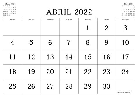 Calendario Abril 2022 Para Imprimir Minimalista Logo Maker Imagesee