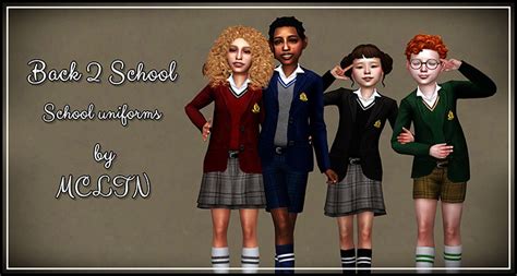 Sims 4 School Uniform Cc Mods All Free Fandomspot