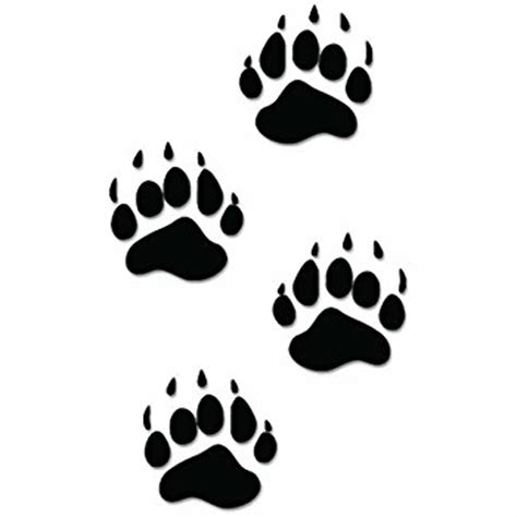 Download High Quality Paw Prints Clipart Bear Transparent Png Images