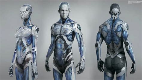 Detroit Become Human Android Concept Art Dessin Science Fiction Jeux