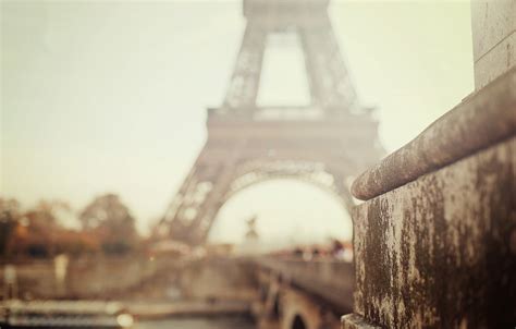 Wallpaper The City Eiffel Tower Paris Blur Bokeh Focus Images For