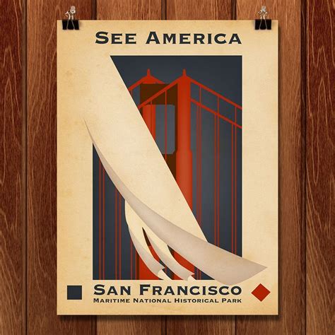 Graphic Design Ideas See America San Francisco Maritime National