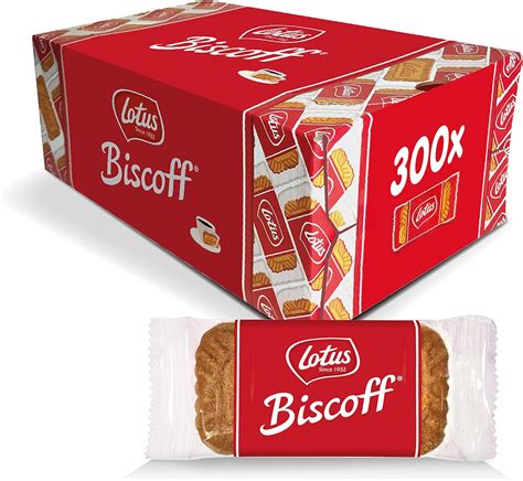 Lotus Biscoff Original Caramelised Single Biscuits Pack Of 300 Catering Size Uk