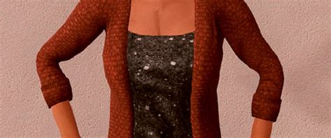 Sinespace Cardigan With Top V 11 Female Clothes Mod Für Sinespace