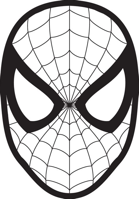 Spiderman Face Spiderman Pumpkin Stencil Spiderman Mask