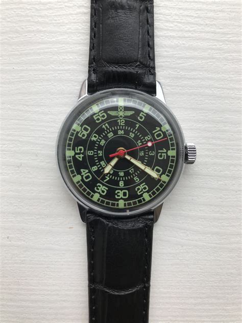 RAKETA Aviator watch, Soviet watch, Vintage watch, RARE, military pilot watch, USSR watch, mens 