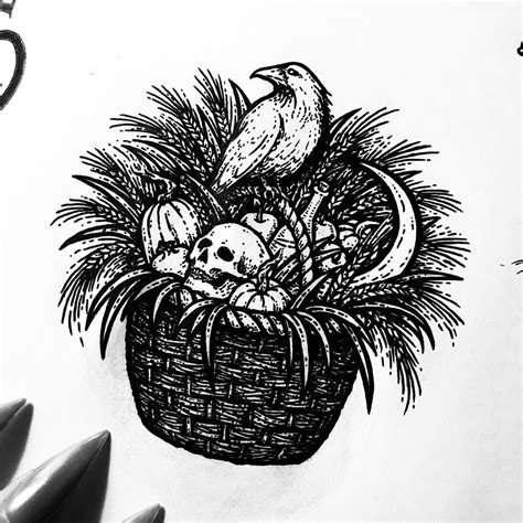 Poison Apple Printshop On Instagram A Dutiful Raven Keeps Watch Over