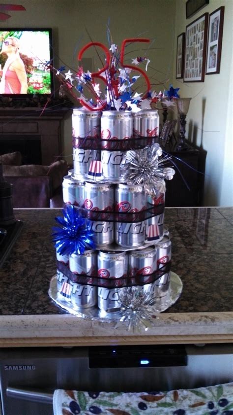 We did not find results for: Just did this awesome beer can cake for my hubby from an ...