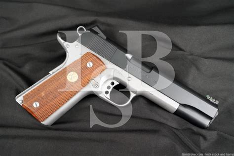 Custom Colt Series 80 Government Model 1911 45 Acp Semi Auto Pistol