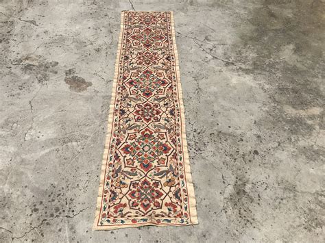 Long Suzani Textile Antique Suzanis 2x7 Feet Vintage Suzani Etsy Suzani Fabric Floral Wall