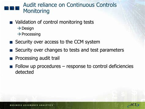 Ppt Continuous Controls Monitoring And Continuous Auditing An