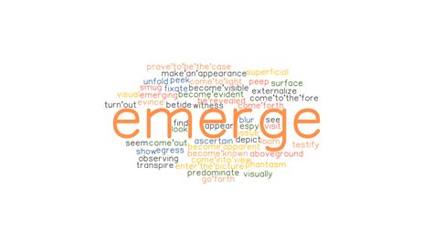 Emerge Synonyms And Related Words What Is Another Word For Emerge