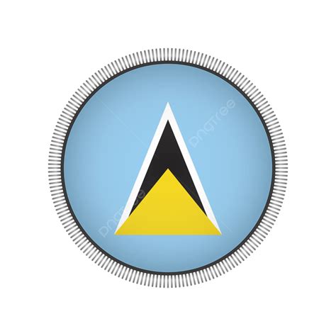 Saint Lucia Flag Vector Saint Lucia Saint Lucia Png And Vector With